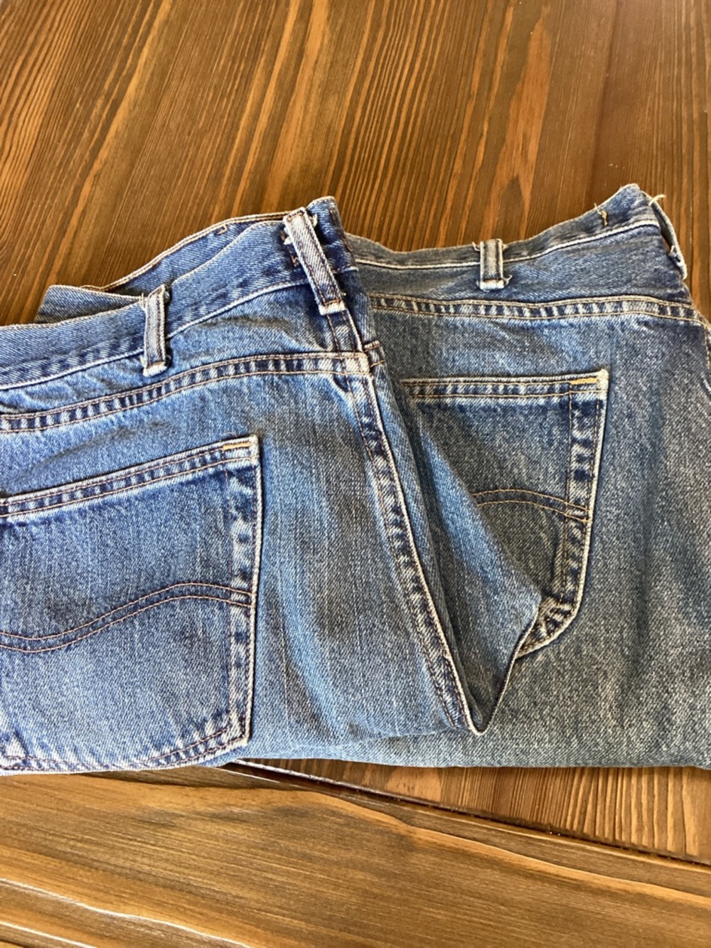 FINAL SALE PRICE 2 Pairs of Lee Denim Jeans size 36 x 30